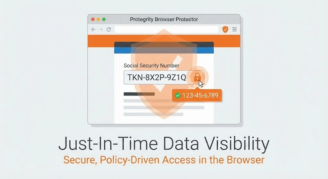 Protegrity Browser Protector — Just-in-time data visibility