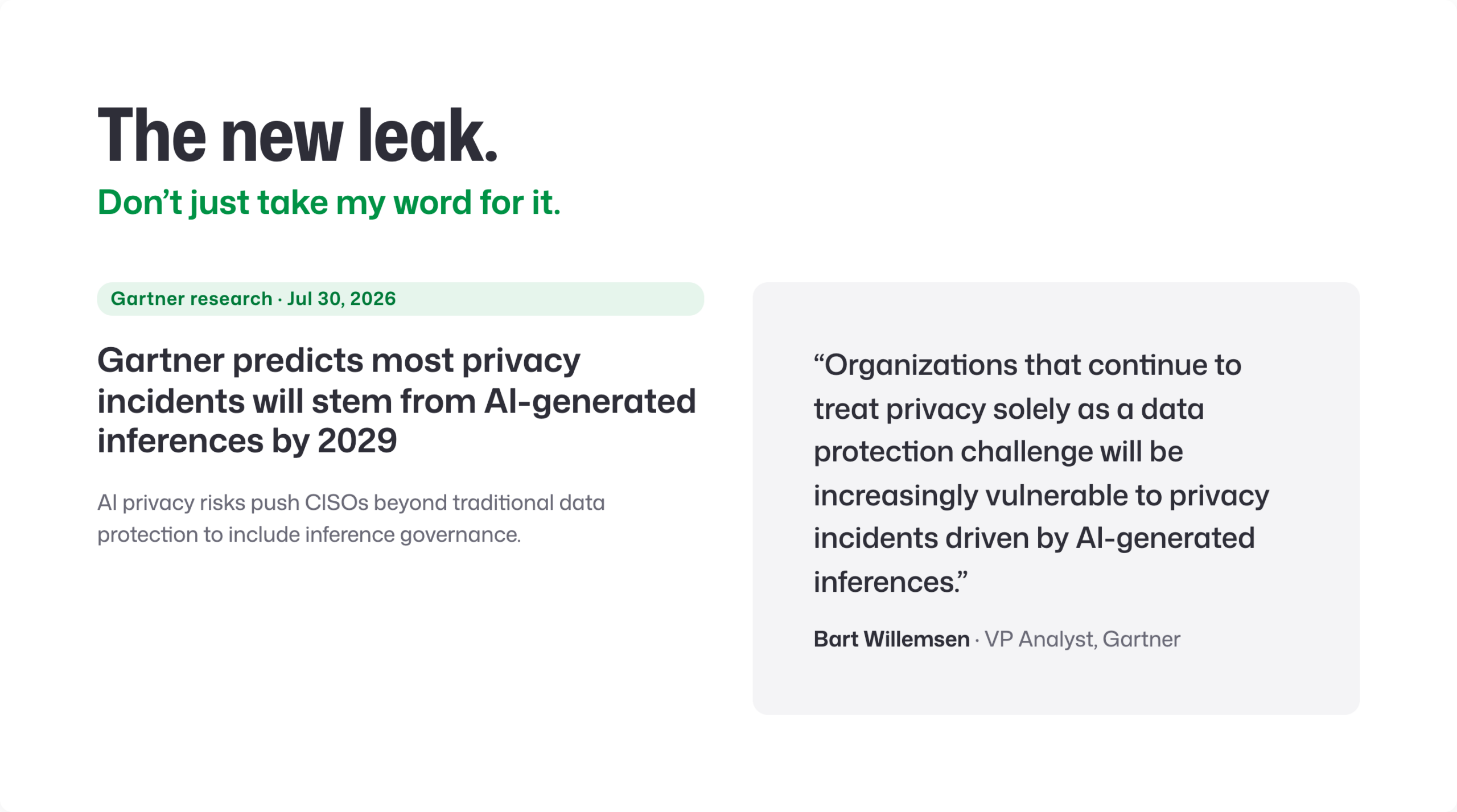 The new leak illustrating Gartner's prediction about privacy incidents caused by AI-generated inferences