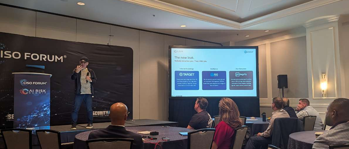 Michael Howard presenting Human in the Loop, Out of Control at the AI Risk Summit