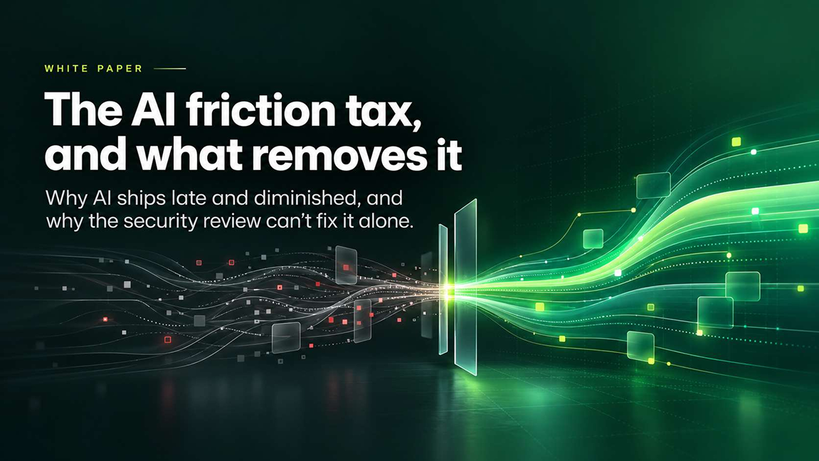 The AI Friction Tax: AI Security, Governance & Production